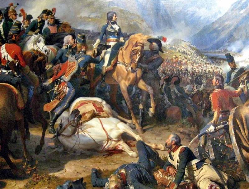Henri Felix Emmanuel Philippoteaux Napoleon at the Battle of Rivoli Spain oil painting art
